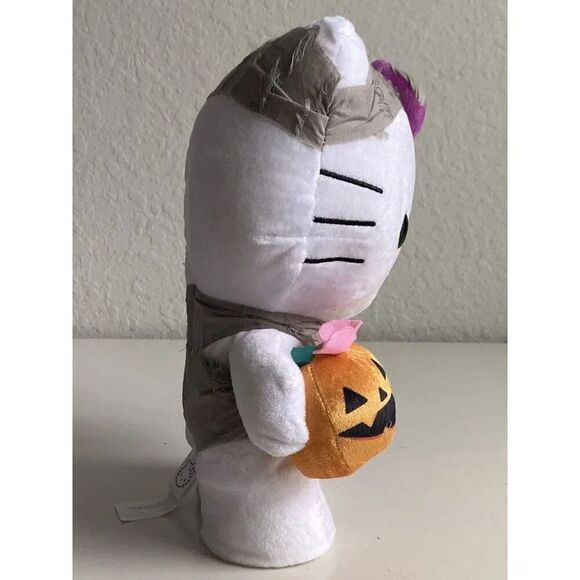Sanrio Hello Kitty Halloween Side Stepper Plush Mummy Dancing Plush HARPSI NEW - Picture 7 of 10